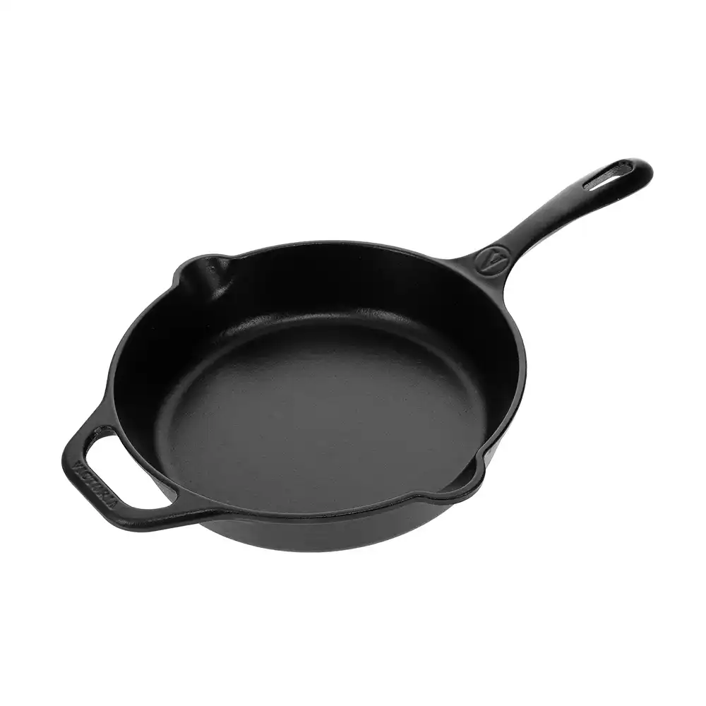 SARTEN DE HIERRO FUNDIDO DE 25CM VICTORIA CURADO