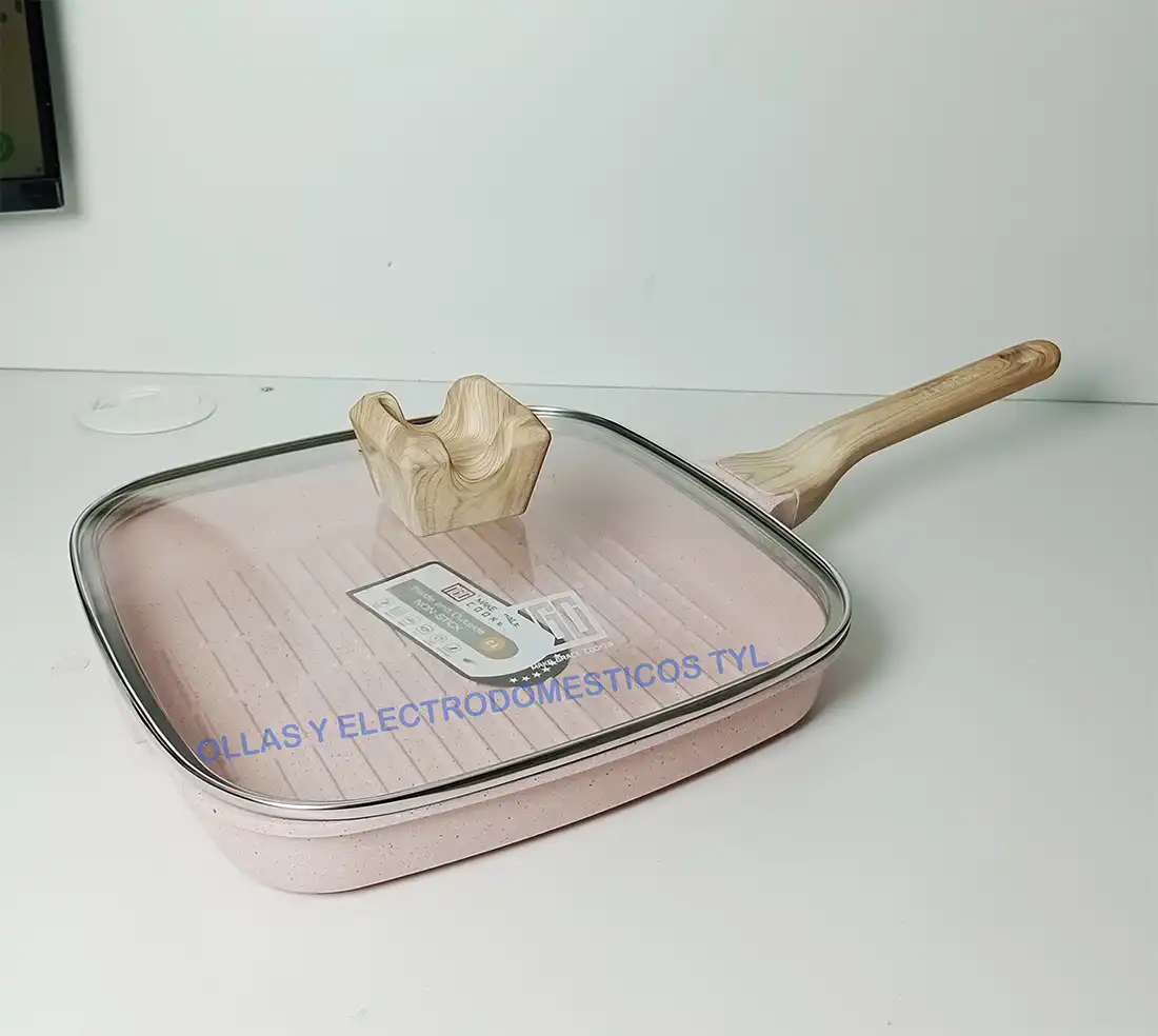 Sarten Cuadrado Grill Roca Volcánica Mgc De 24cm /1.7 Litros - Imagen 3