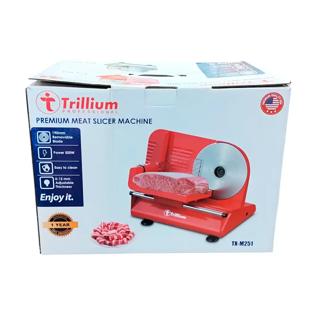 Rebanadora De Carnes y Embutidos TRILLIUM 500 Watts - Imagen 2