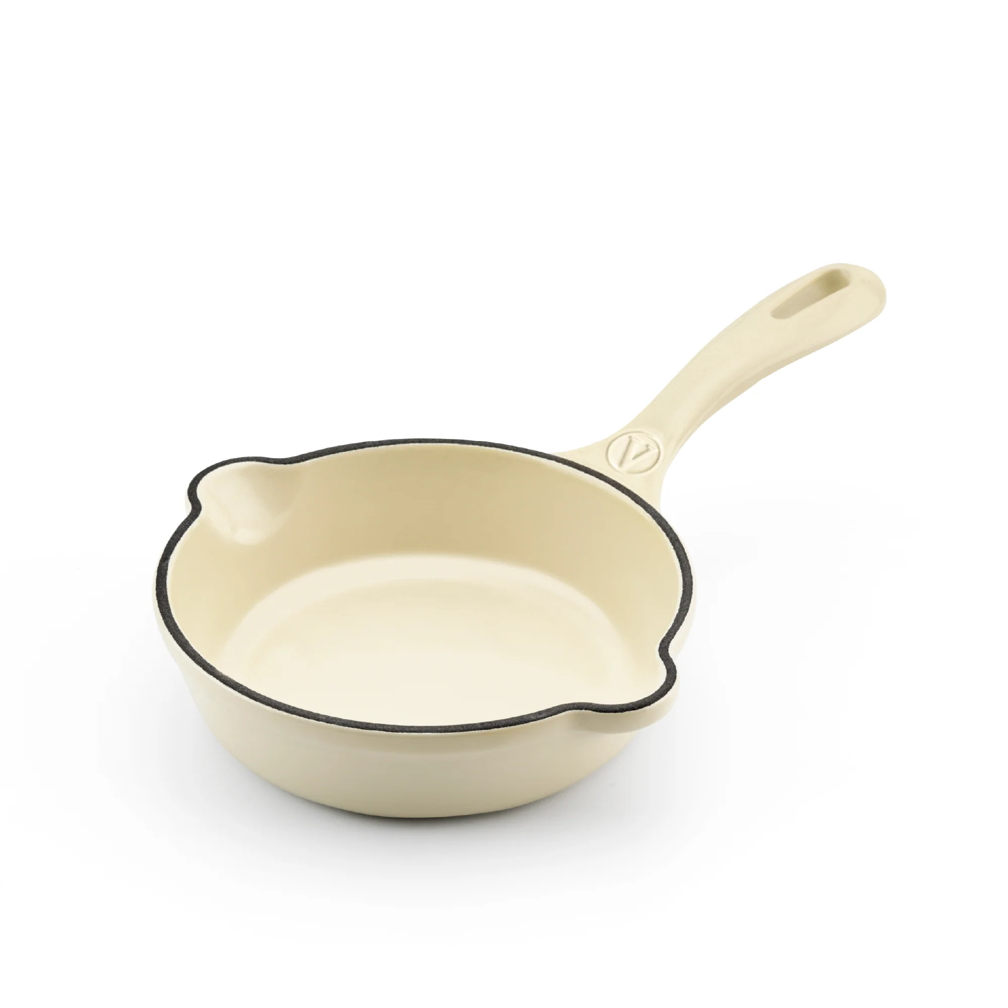 Sartén Victoria de 14cm Hierro Fundido Esmaltado Sable