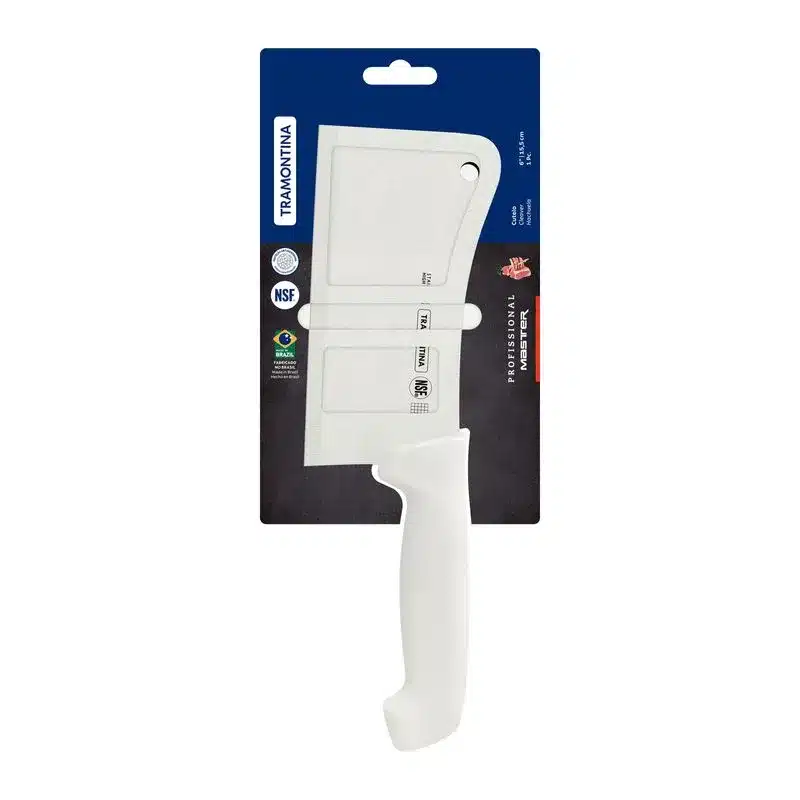 HACHA DE COCINA PROFESIONAL TRAMONTINA DE 6" M/ BLANCO 24624/186