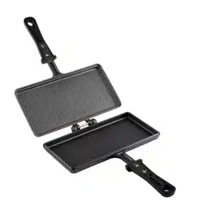 SANDUCHERA GRILL DOBLE DE HIERRO FUNDIDO CURADA VICTORIA  14X27CM