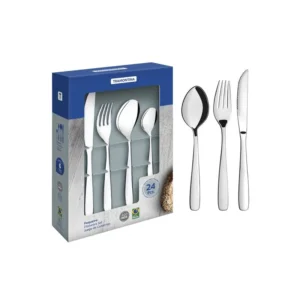 JUEGO DE CUBIERTOS TRAMONTINA AMAZONAS 24 PCS MODELO 66960/004 EN ACERO INOXIDABLE